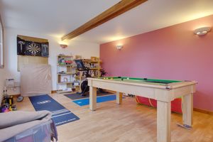 Wood Building (Currently Games Room/Gym)- click for photo gallery